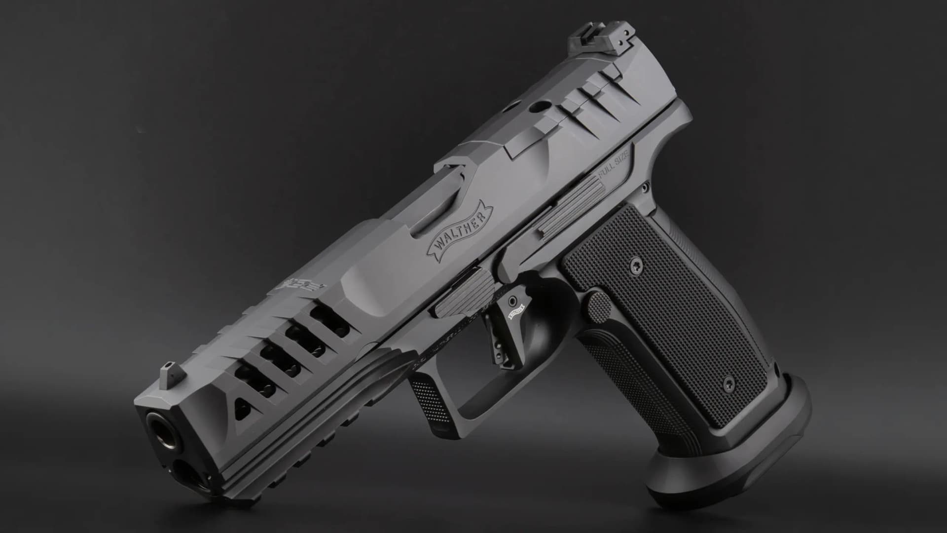 Walther PDP FS Match Black Ribbon, Limited Edition From The Exclusive Meister Manufaktur Program. Semi-Auto 9mm Striker Fired Pistol with 5"