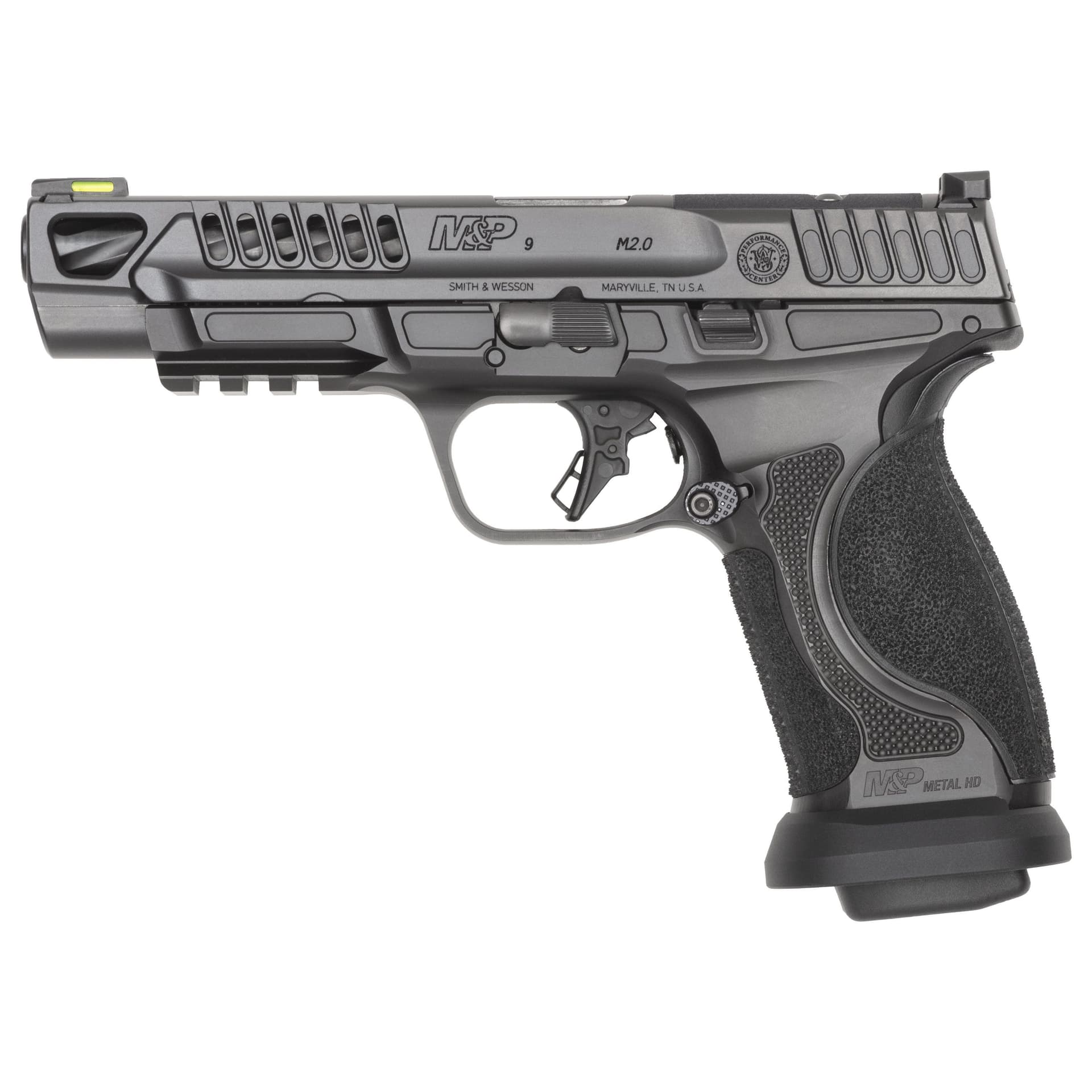 Smith and Wesson M&P 9 M2.0 Competitor HD 9mm 5" Barrel 17-Rounds No Thumb Safety
