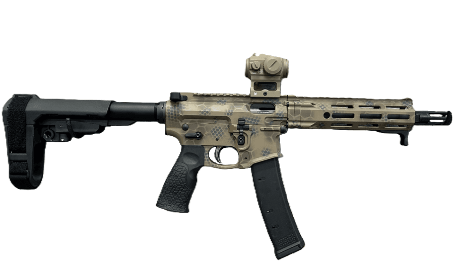 Daniel Defense PCC 8.3" 9mm Pistol, ARID Rattlecan - SB-013