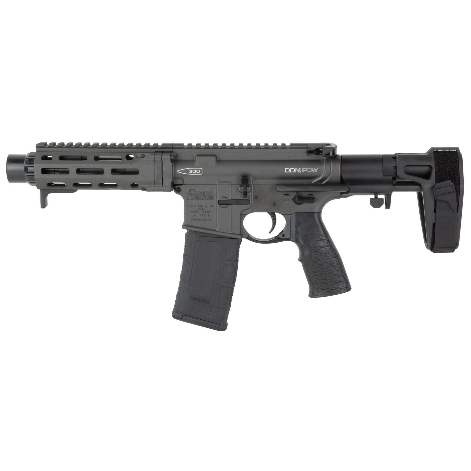Daniel Defense DDM4 PDW Cobalt .300 AAC Blackout 7" Barrel 30-Rounds