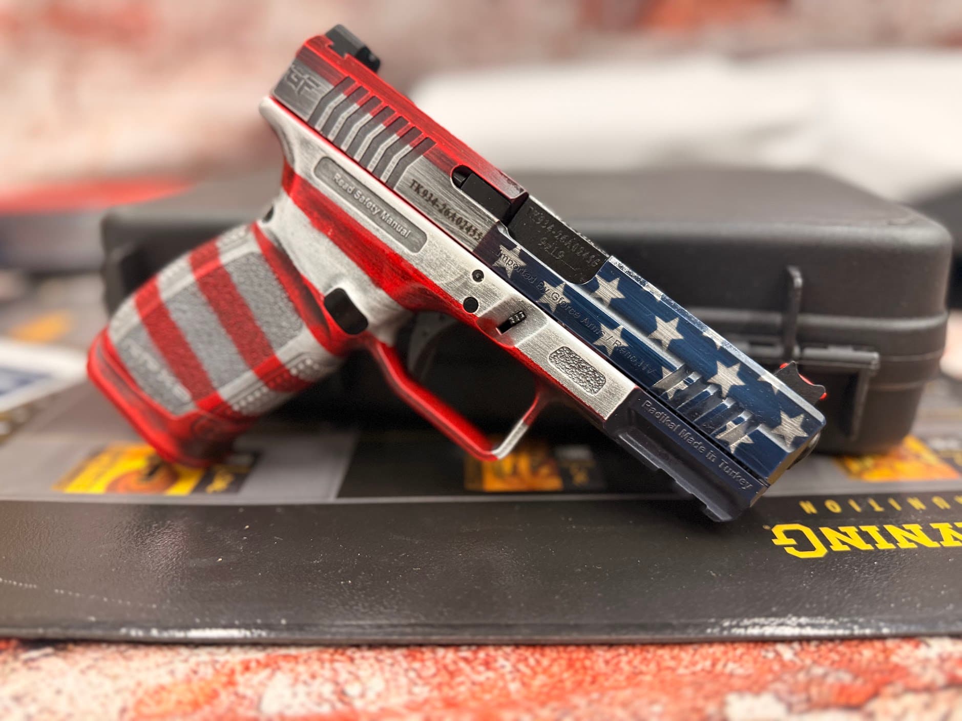 G-Force Exodus American Flag 9mm 4.02" Barrel 15-Rounds