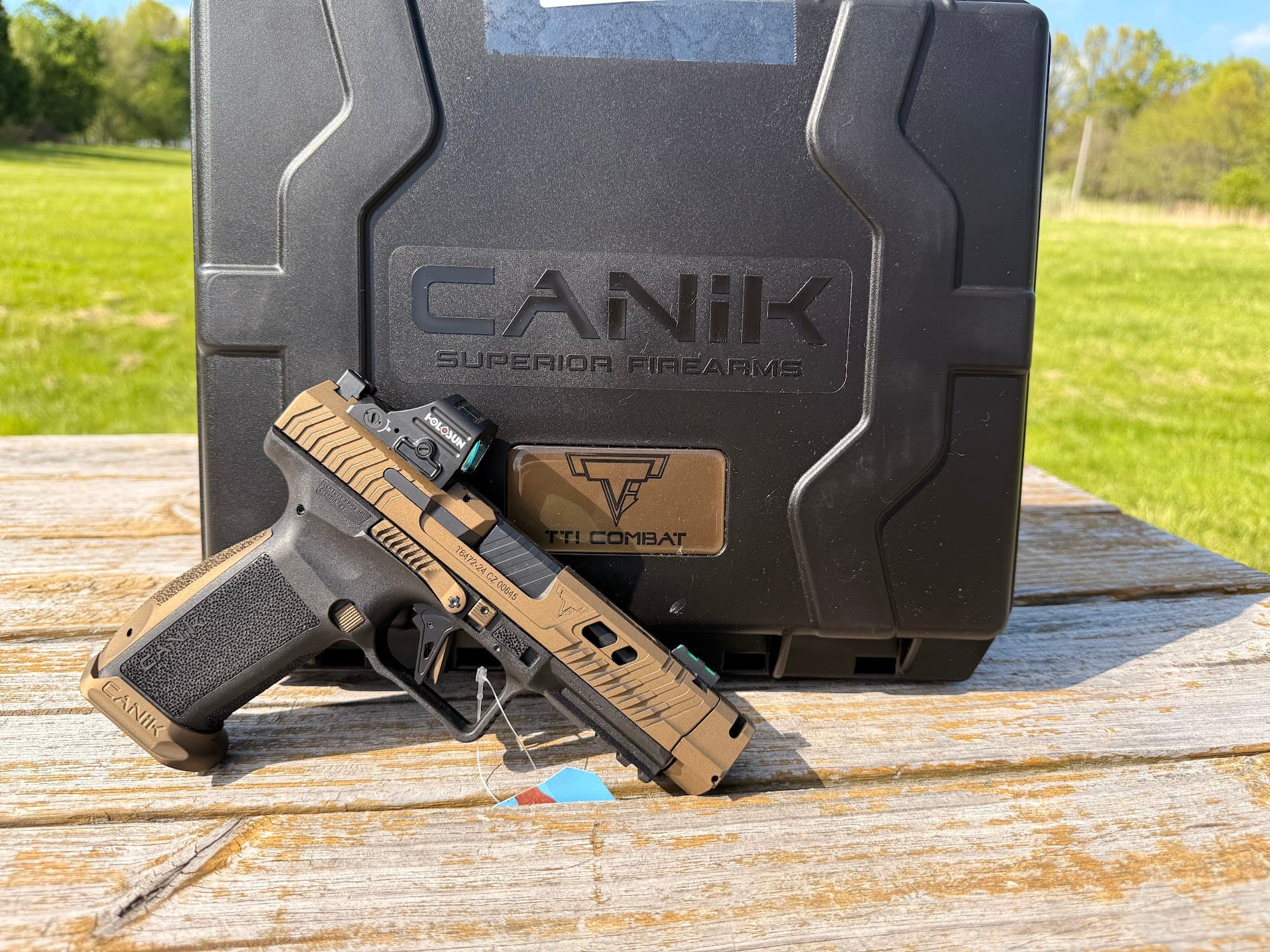 PRE-OWNED CANIK TT1 COMBAT 9MM W/HOLOSUN OPTIC