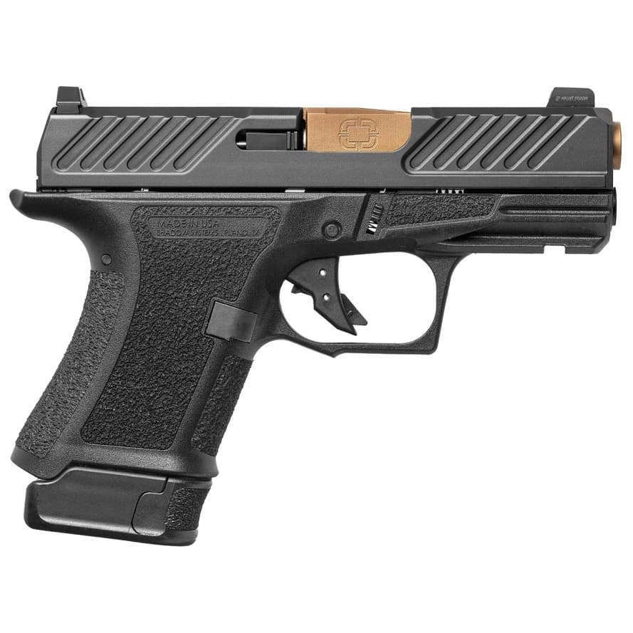 SHADOW SYSTEMS CR920 9mm 3.41in 10rd/13rd Black/Bronze Combat Slide Dovetail Pistol (SS-4001)