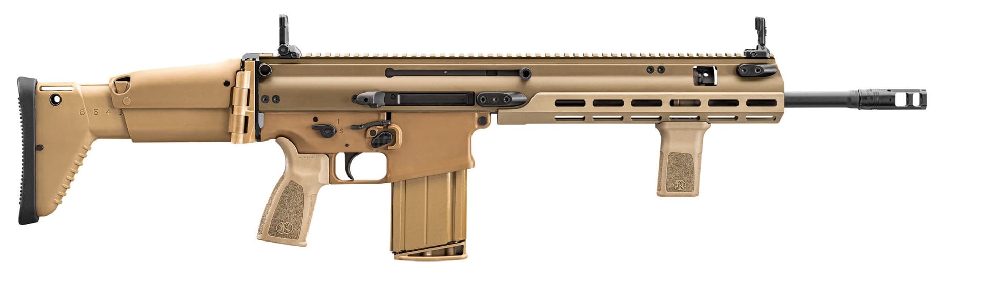 FN SCAR 17S Gen 2 Flat Dark Earth 7.62 X 51 / .308 Win 16.25" Barrel 20-Rounds