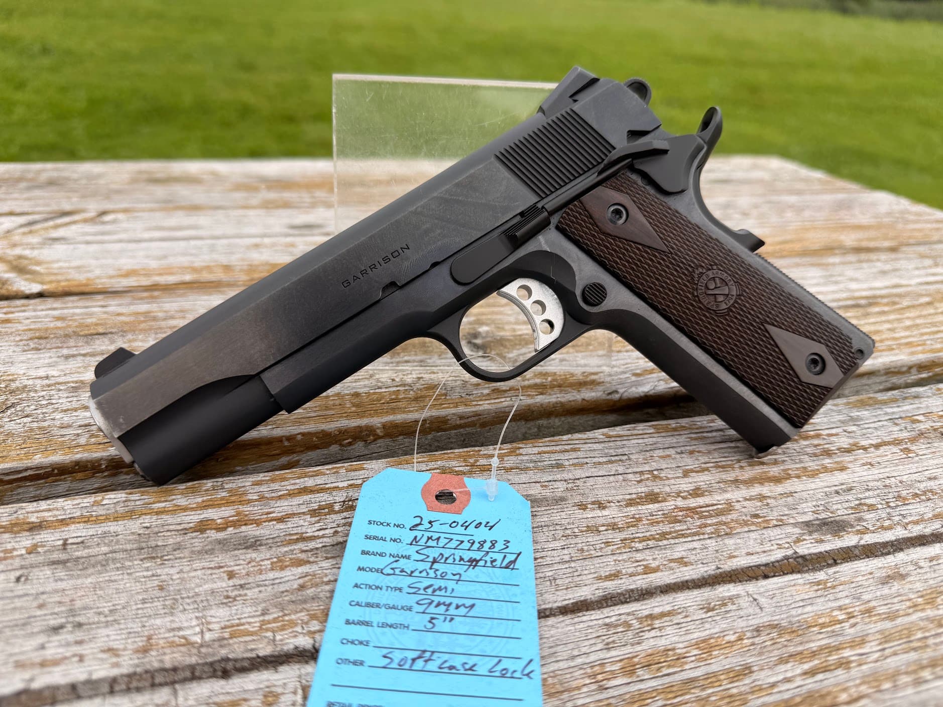 PRE-OWNED SPRINGFIELD GARRISON 9MM 5" 1911 SEMI-AUTO HANDGUN