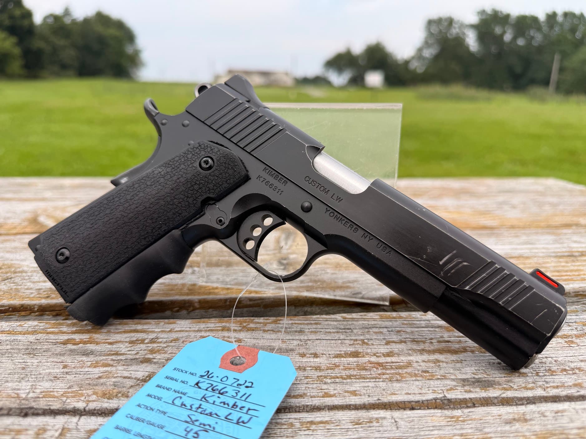 PRE-OWNED KIMBER CUSTOM LW .45ACP 5" 1911 SEMI-AUTO HANDGUN