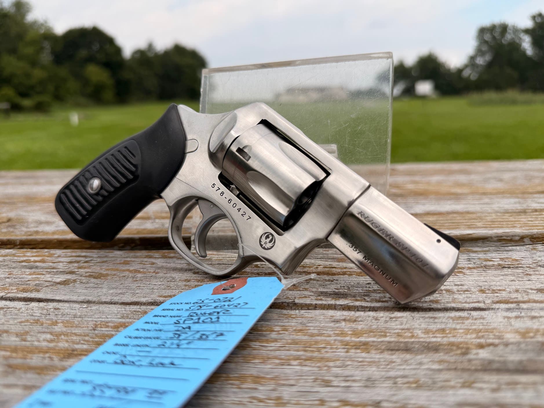 PRE-OWNED RUGER SP101 357 MAG SS DAO 2" BARREL REVOLVER