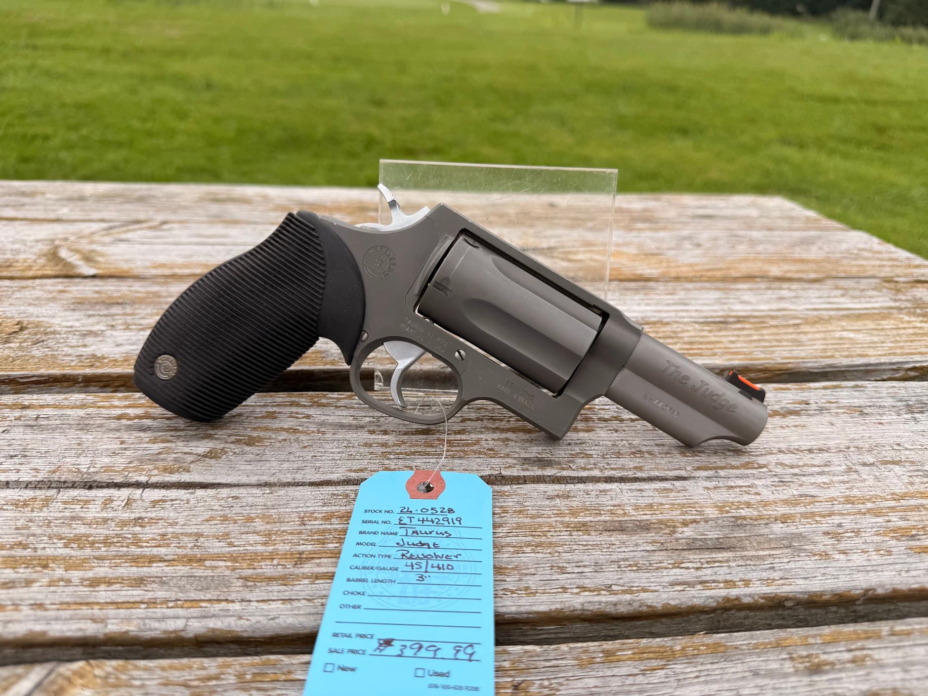 PRE-OWNED TAURUS JUDGE 45LC /410 3" REVOLVER