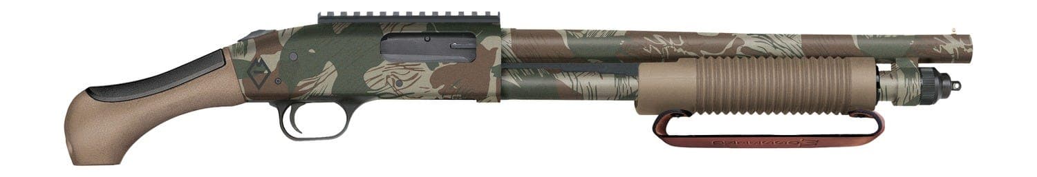 Mossberg 590 Bliksem Rhodesian Camo 12 GA 14.375" Barrel 5-Rounds