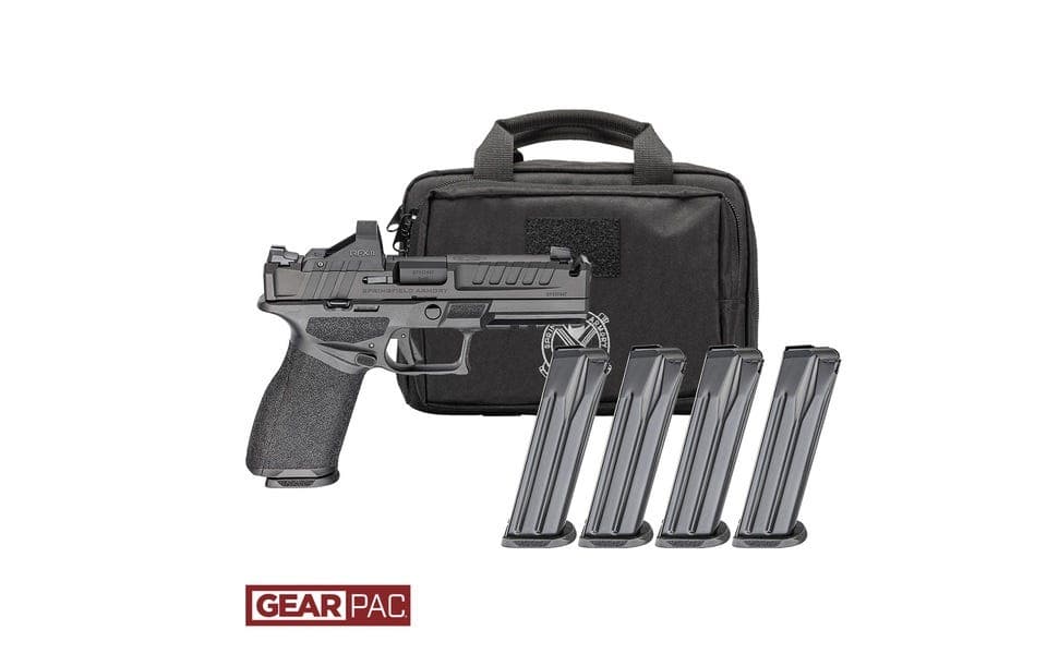 Springfield Armory Echelon 4.0C Comp Gear Pac 9mm 4" Barrel 15/18-Rounds w/ Viridian RFX11, 4 Mags