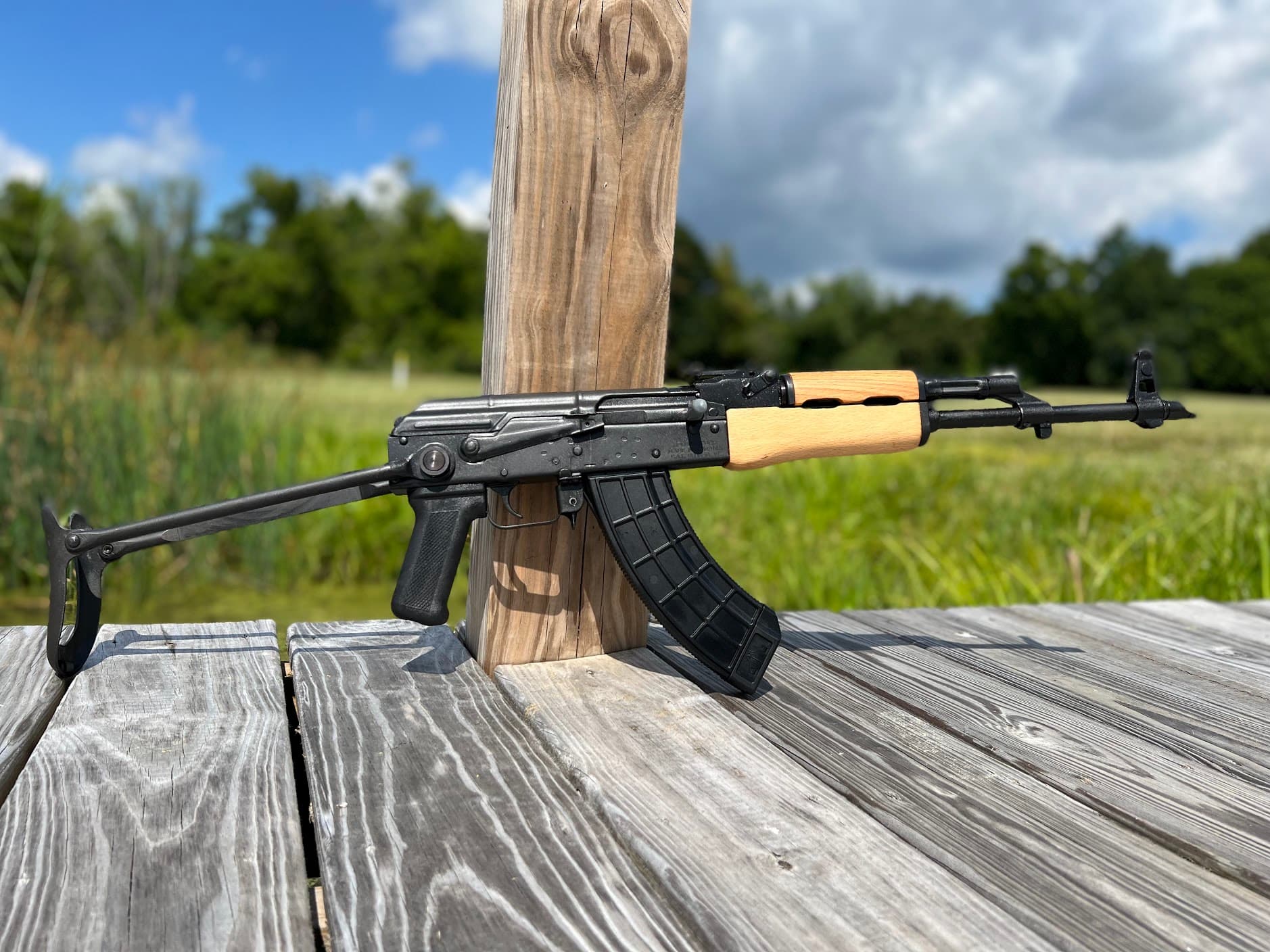 CENTURY ARMS ROMANIAN WASR-10 AK RIFLE W/ UNDER FOLDING STOCK 7.62 X 39 30RDS