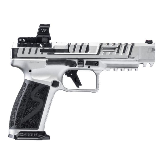 CANIK SFX RIVAL-S CHROME WITH MO2 OPTIC 5" 18+1 rds