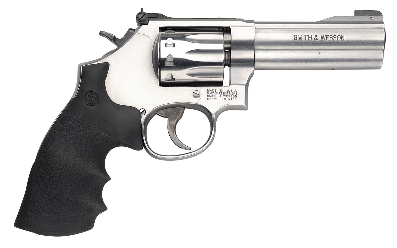 Smith & Wesson, S&W, Model 617, .22 LR, Revolver 4" Barrel, 10 Rounds, Adjustable Sights Rubber Grips Satin Stainless Steel Finish