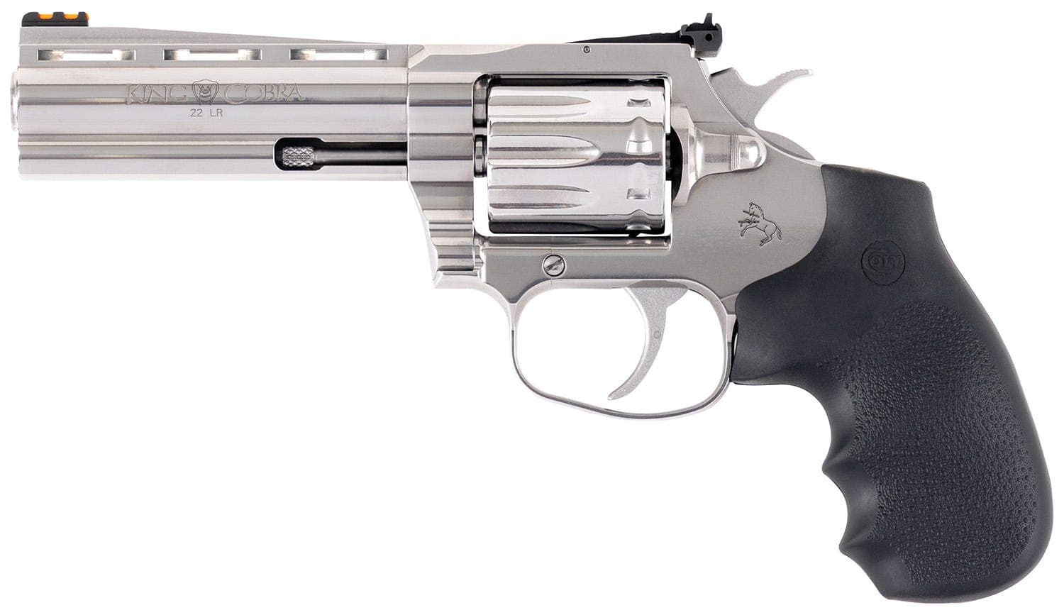 COLT FIREARMS KING COBRA STAINLESS .22 LR 4.25" BARREL 10-ROUNDS