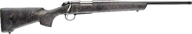 Bergara Rifles B-14 Stoke 7mm-08 Rem 4+1, 20" Graphite Black Cerakote #4.5 Contour Threaded Barrel, Graphite Black Cerakote Steel Receiver, Black Webbed Tan Fixed w/SoftTouch Synthetic Stock