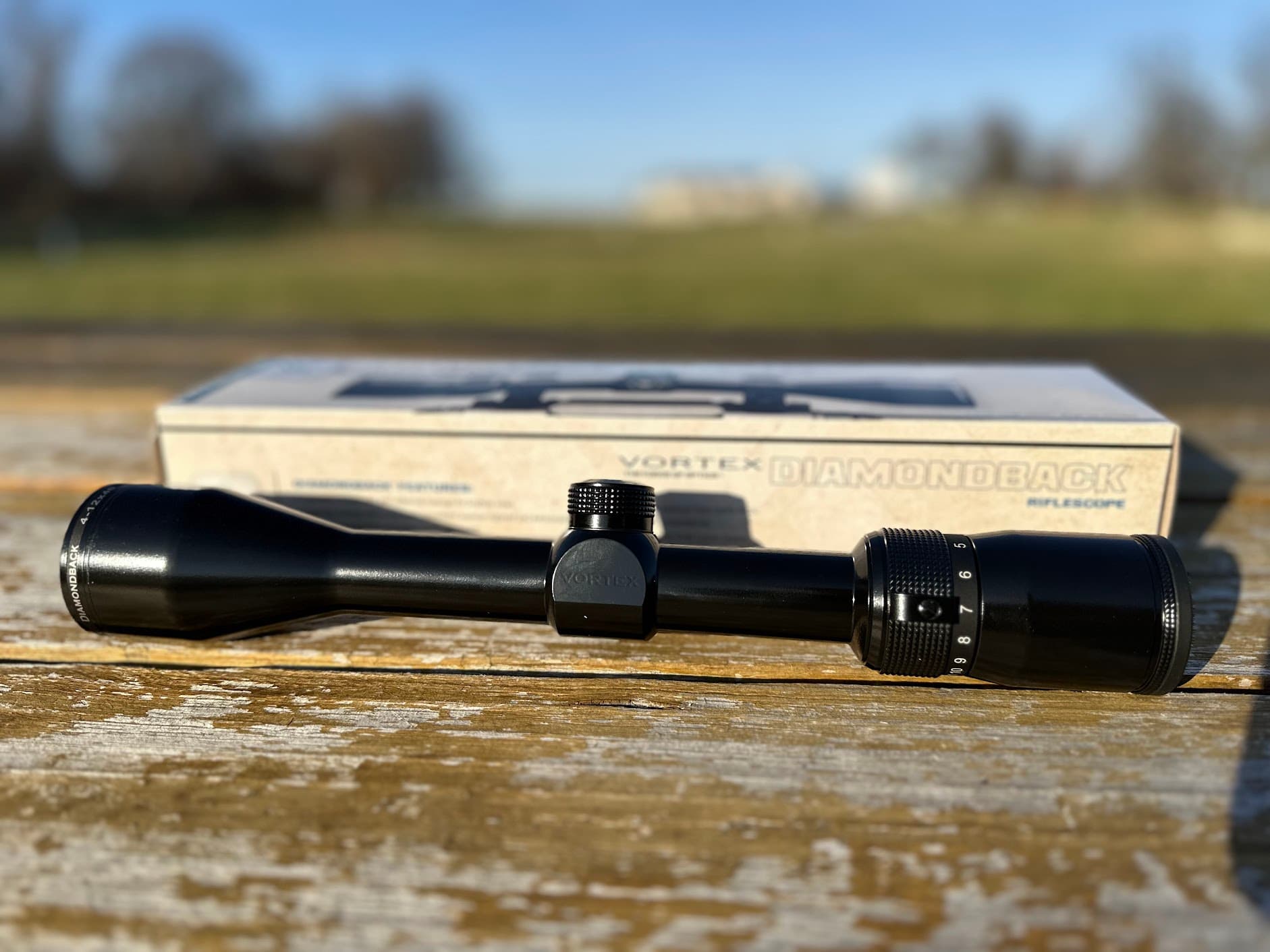 VORTEX DIAMONBACK 4-12X40BDC SCOPE-TUNGSTEN CERAKOTE