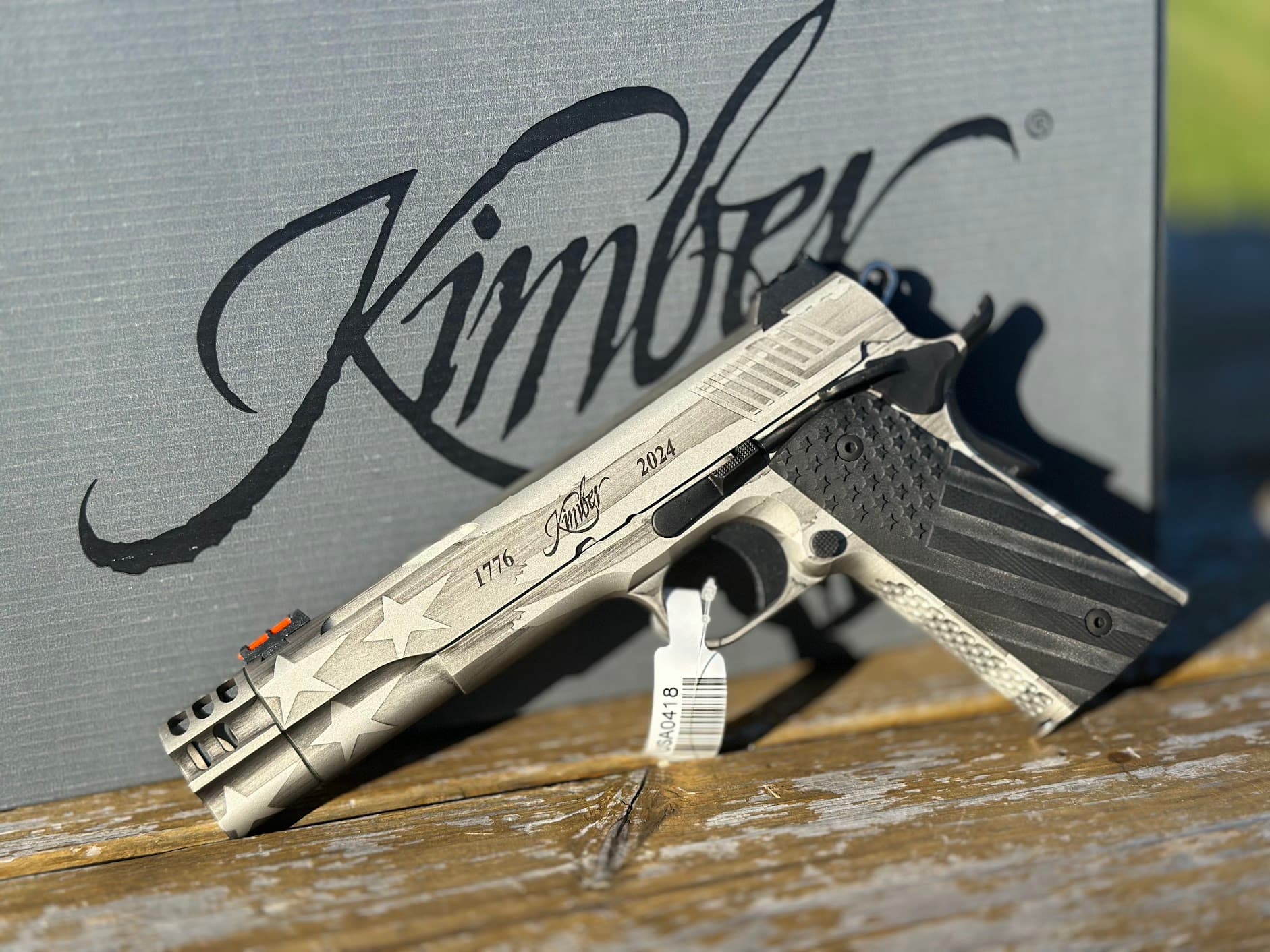 Kimber 1911 Independence Silver .45 ACP 5" Barrel 8-Rounds w/ Comp