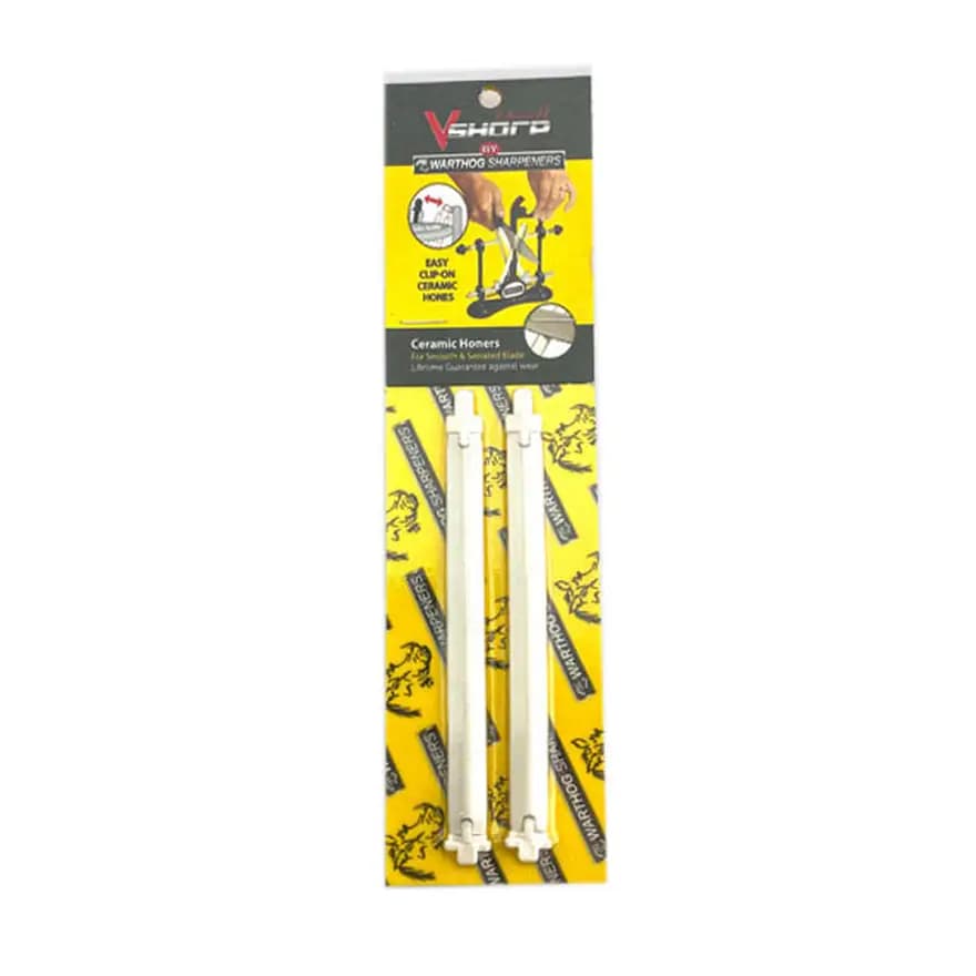 Warthog Sharpeners Classic II Ceramic Hone Set C2CH, Package Type: Clam Pack/ Plastic, Blade Type: Serrated