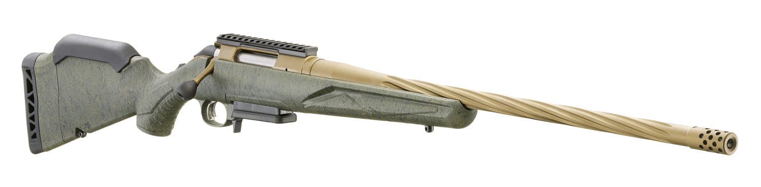 Ruger American Predator Rifle Gen II Green Splatter 7mm-08 22" Barrel 3-Rounds