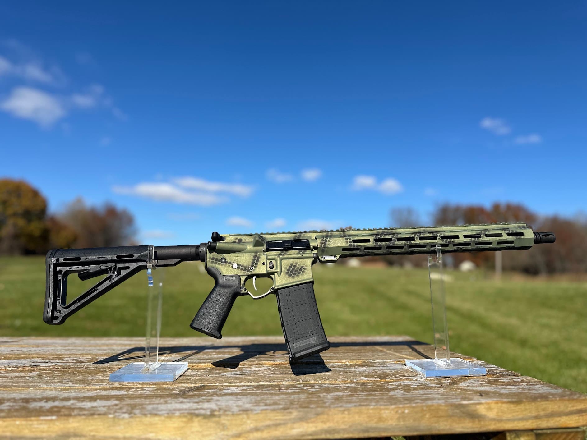 Alex Pro Firearms Valor-15 Crocodile Mesh Cerakote 5.56 Nato 16in