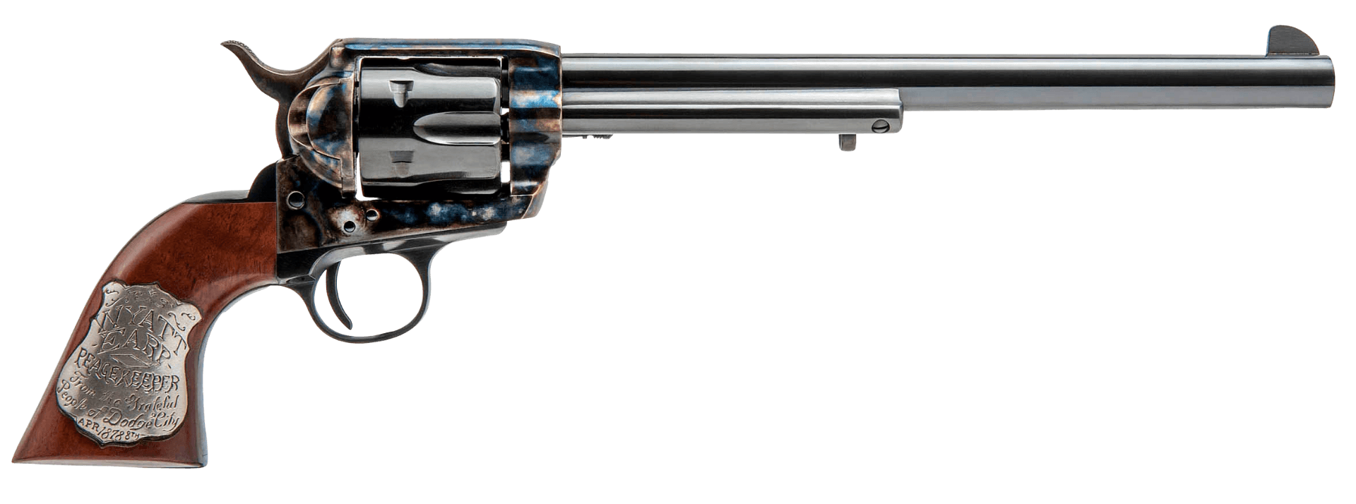 Cimarron Firearms Wyatt Earp Frontier Buntline Case Hardened .45 Colt 10" Barrel 6-Rounds