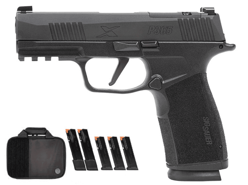 Sig Sauer P365 TACPRO X-Series 3.7" 9mm Pistol W/ (3) 17rd, (2) 21rd Magazines & Savior Bag - 365XCA-9-BXR3-TACPRO
