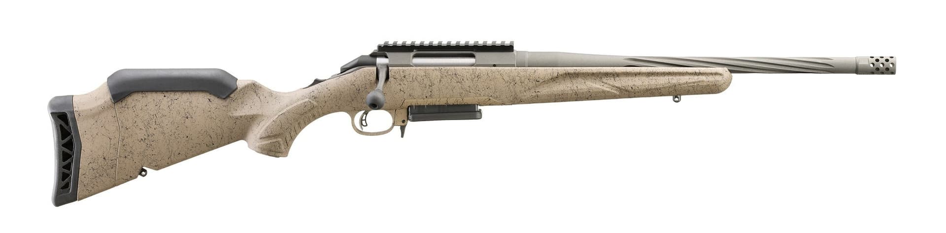 Ruger American Ranch Gen2 Flat Dark Earth Splatter .350 Legend 16.4" Barrel 5-rds
