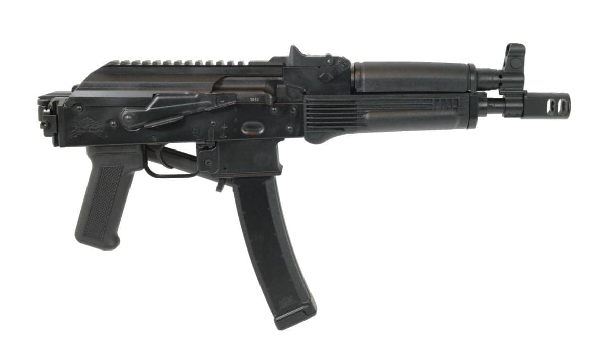 PSA AK-V 9mm Classic Triangle Folding Pistol, Black