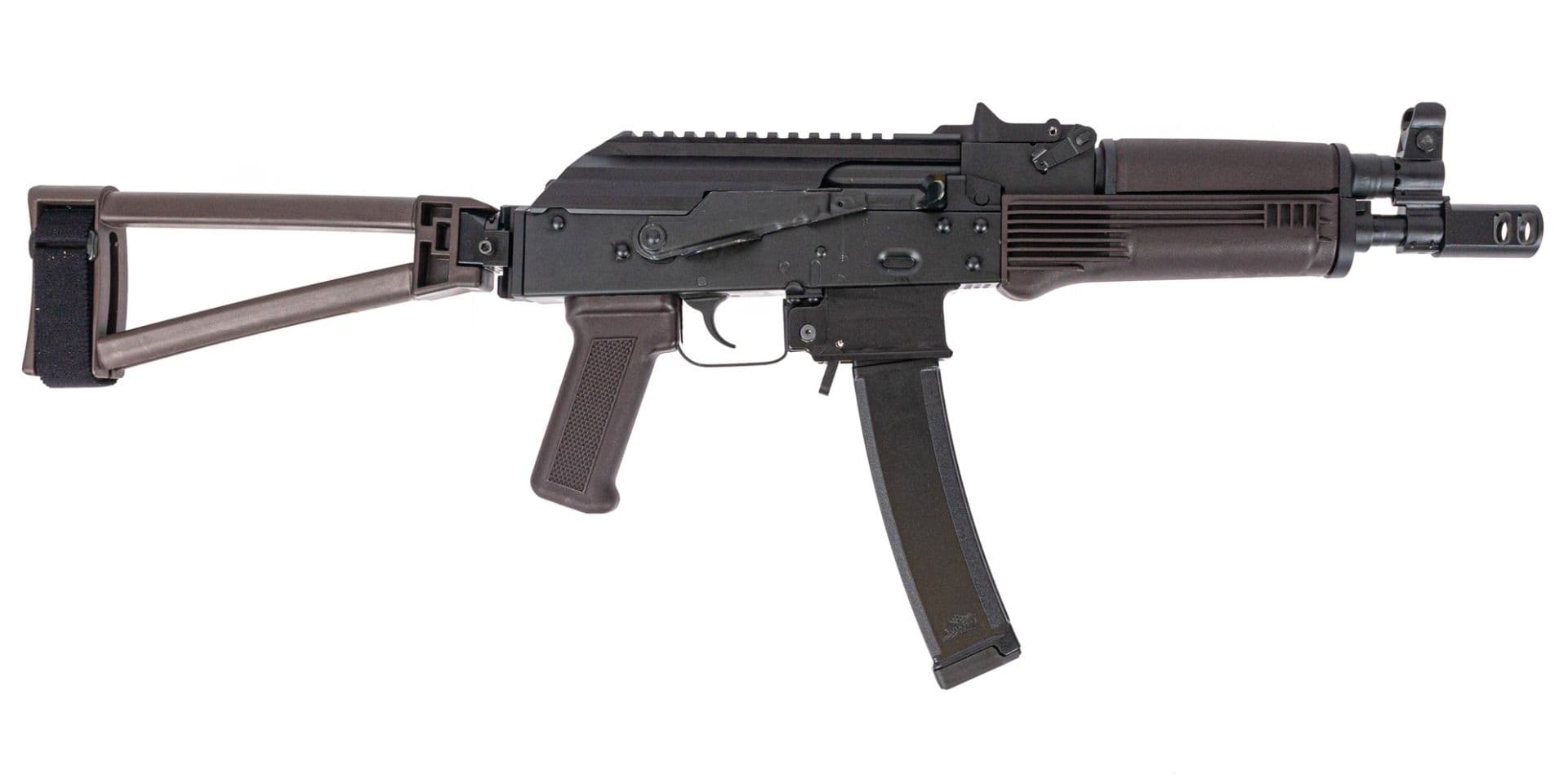 PSA AK-V 9mm Classic Triangle Folding Pistol, Plum