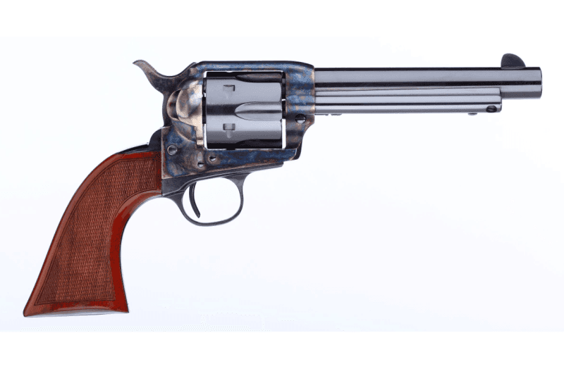 Taylor's & Co. Gunfighter Checkered Tuned .45 LC 5.5" CH 6 Rds 555139DE