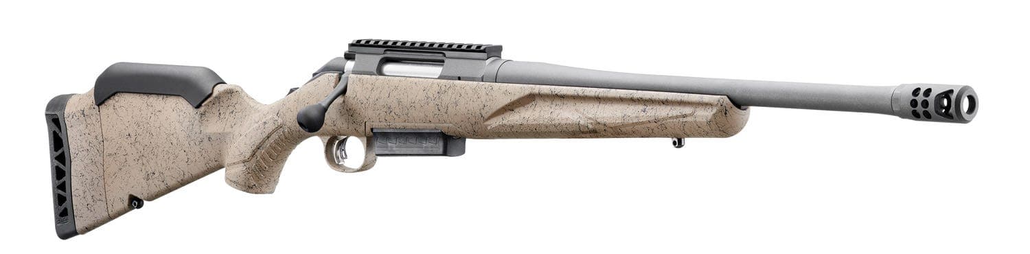 Ruger American Ranch Gen 2 FDE .450 BM 16.4" Threaded Barrel W/ Brake 3-Rounds