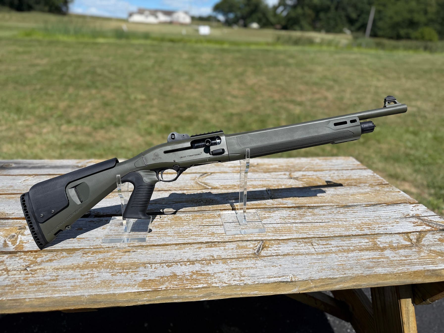 Beretta 1301 Tactical C Pistol Grip 5+1 12 Gauge 3in OD Green Synthetic Semi Automatic Shotgun - 18.5in