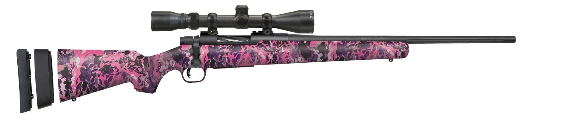 Mossberg Patriot Super Bantam Combo Muddy Girl .243 Win 20" Barrel 5-Rounds with 3-9x40mm Scope