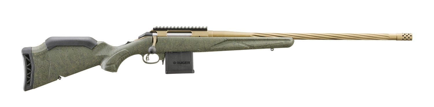 Ruger American Predator Rifle Gen II Green Splatter / Bronze 270 Win 22" Barrel 4-Rounds