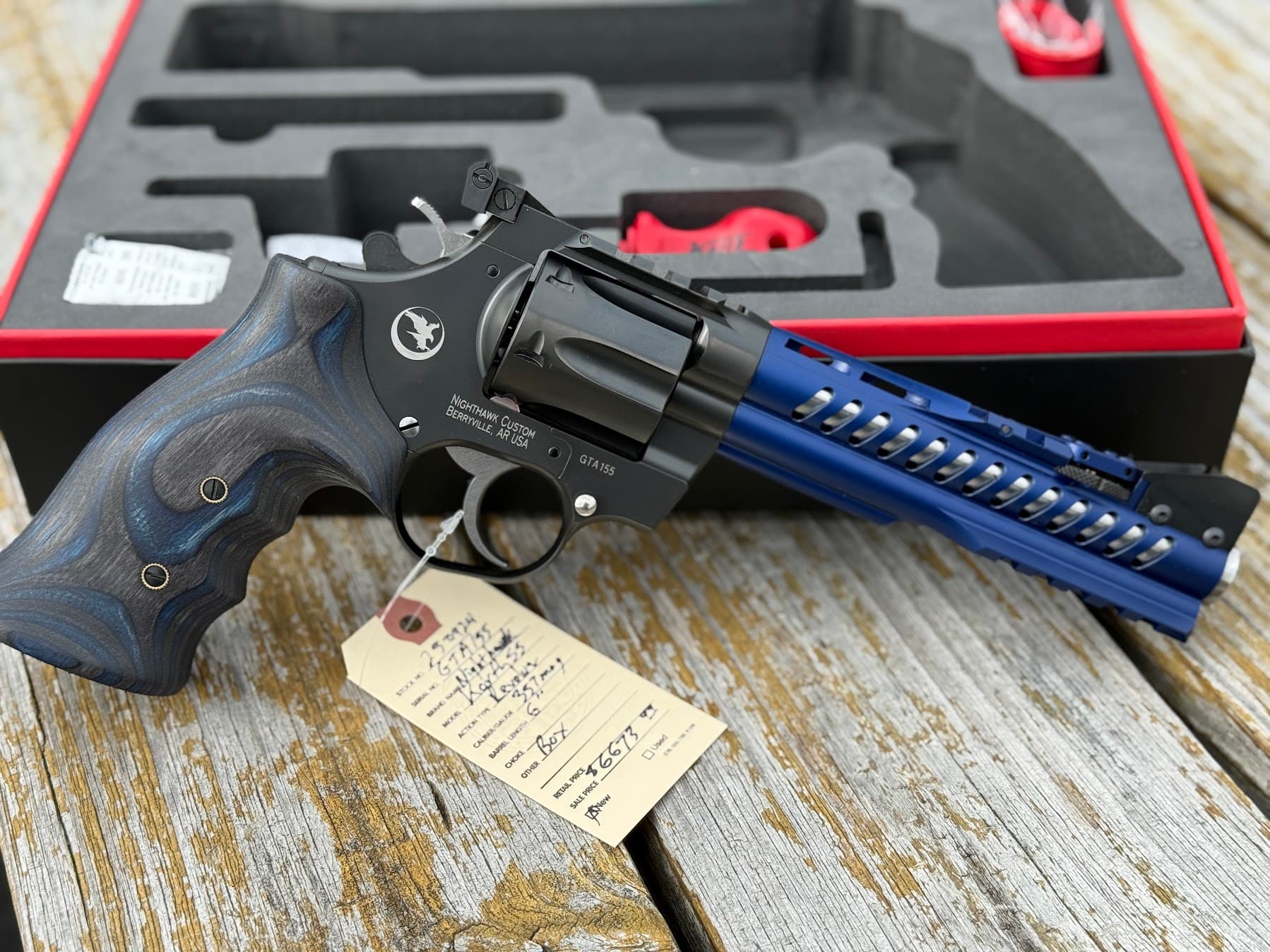 NIGHTHAWK KORTH SS GTA BLUE .357MAG