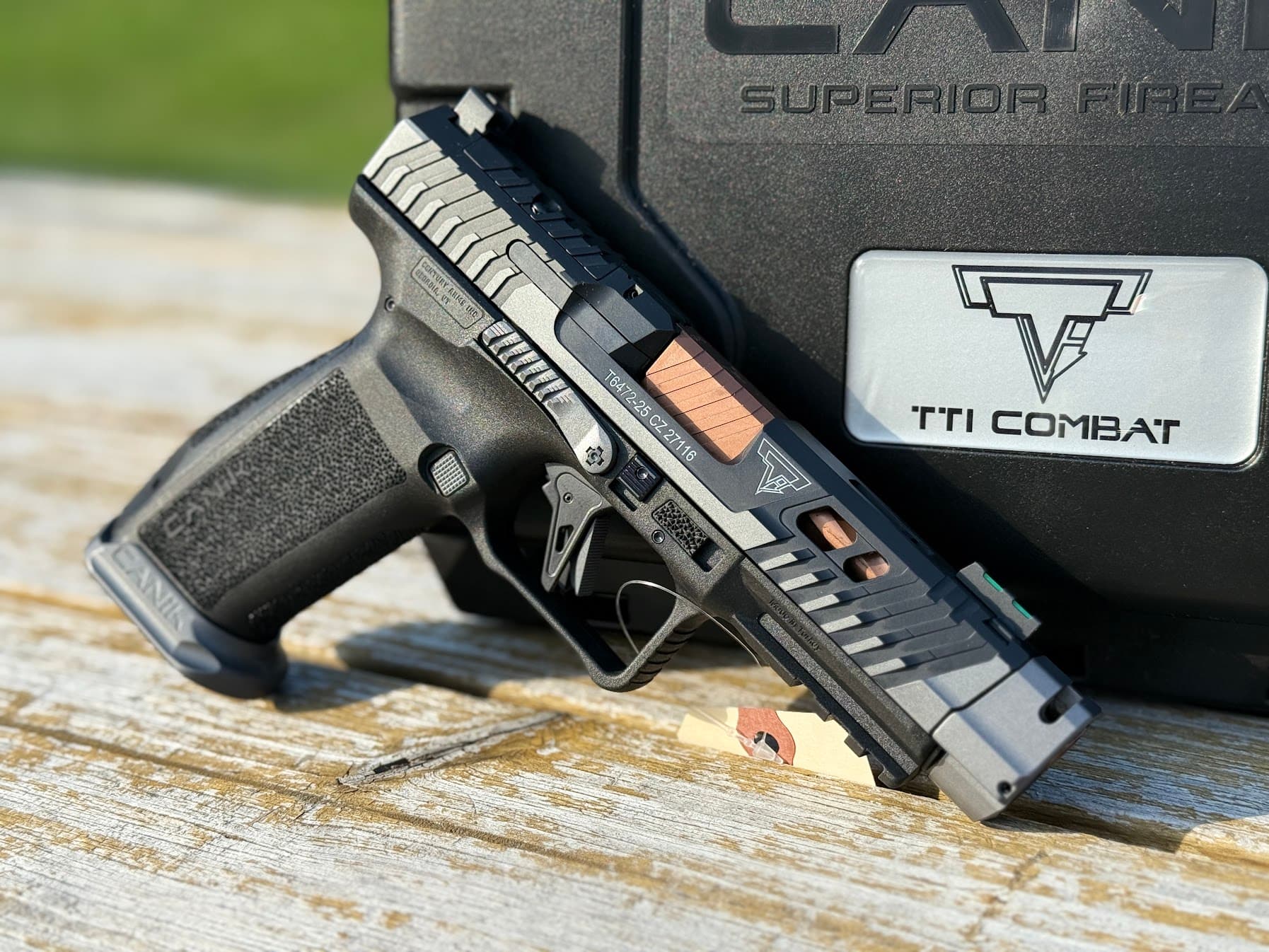 Canik TTI Combat Smoke 9mm 4.6" Barrel 18/21-Rounds