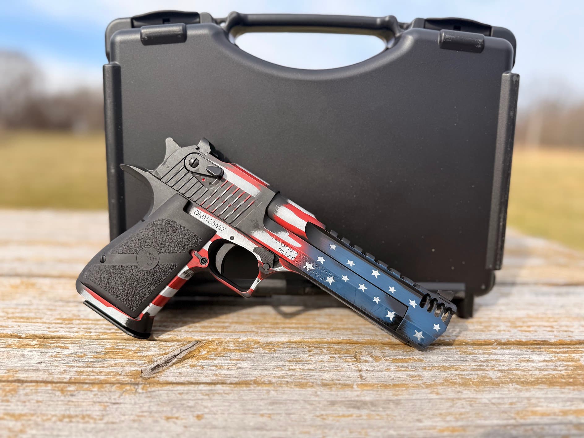 Magnum Research Star Spangled Banger .50 AE 6" Barrel 7-Rounds
