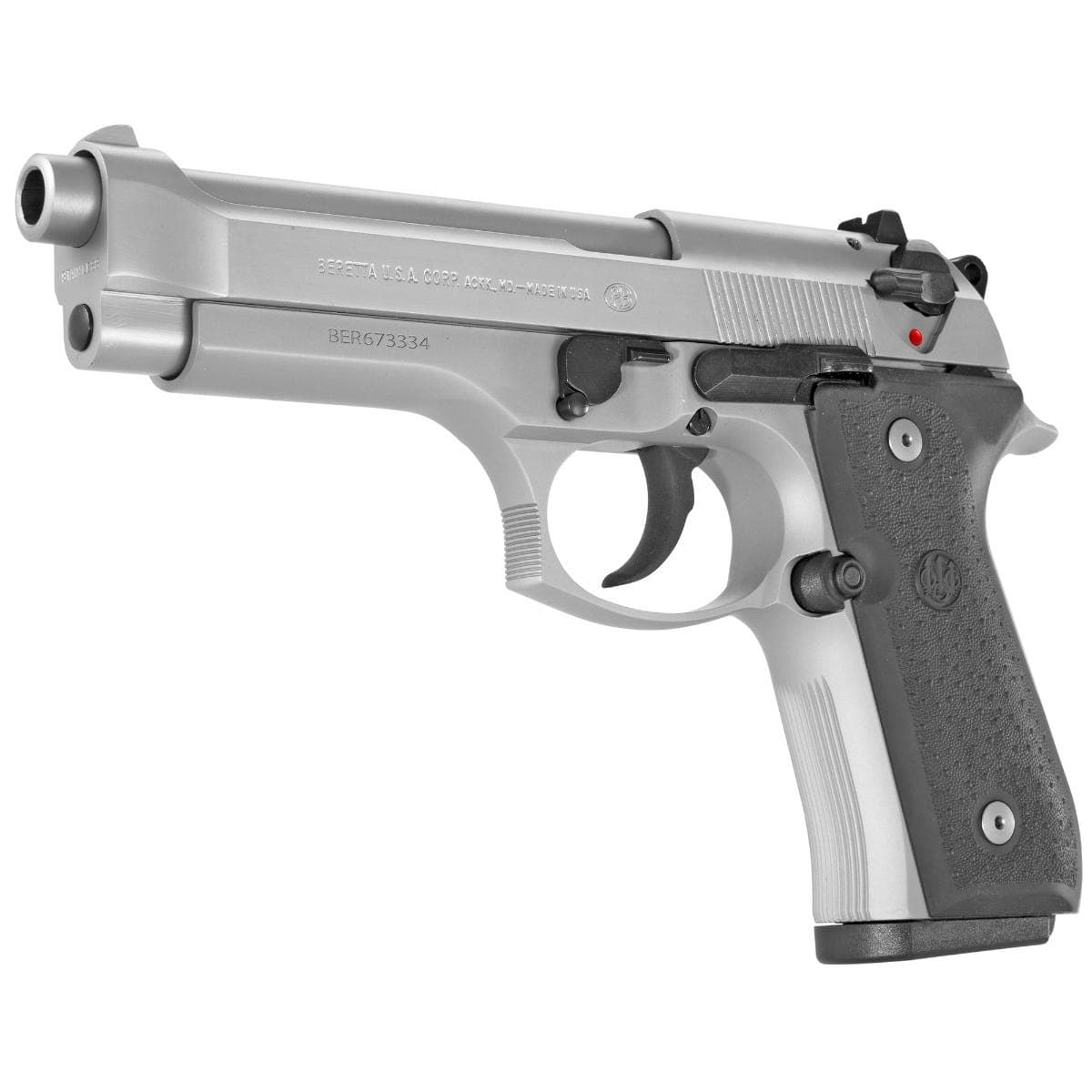 Beretta 92FS Inox Stainless 9mm 4.9" Barrel 15-Rounds