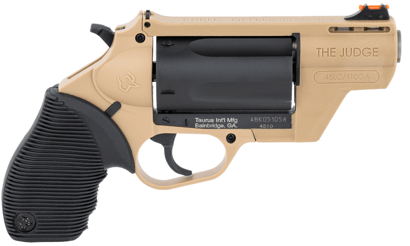 Taurus Judge Public Defender Flat Dark Earth .45 Colt / .410 GA 2" Barrel 5-Rounds