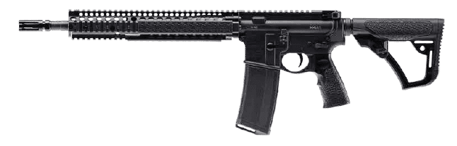 Daniel Defense DDM4A1 RII 14.5" 5.56 NATO AR Rifle, Black