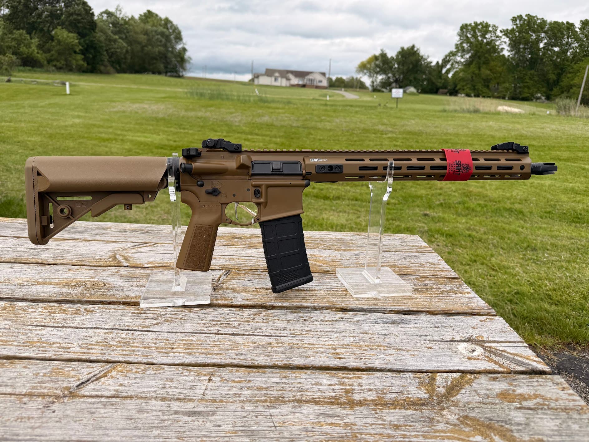 Springfield Saint Victor V2 5.56 NATO 16" MLOK B5 AR-15 Rifle, Coyote - STV916556CB-V2-B5