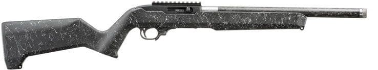 Ruger 10/22 Carbon Fiber Black / White Speckle .22 LR 16.1" Threaded Barrel 10-Rounds