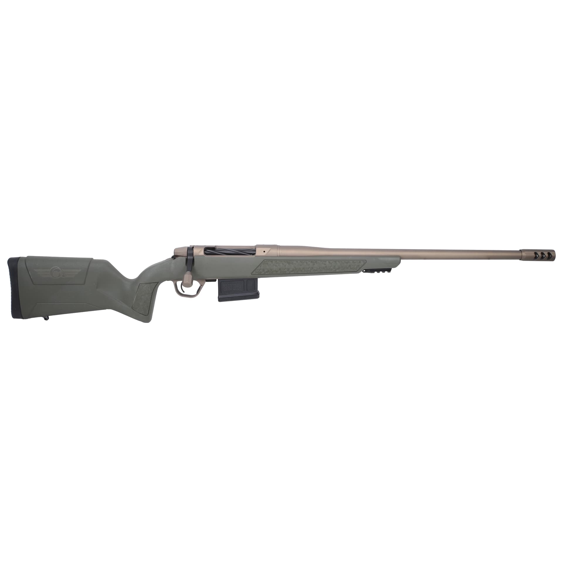 Christensen Arms Evoke .308 Win 20" 1:10 Burnt Brz Cerakote Bbl Green Hybrid Hunter Stock Bolt Action Rifle