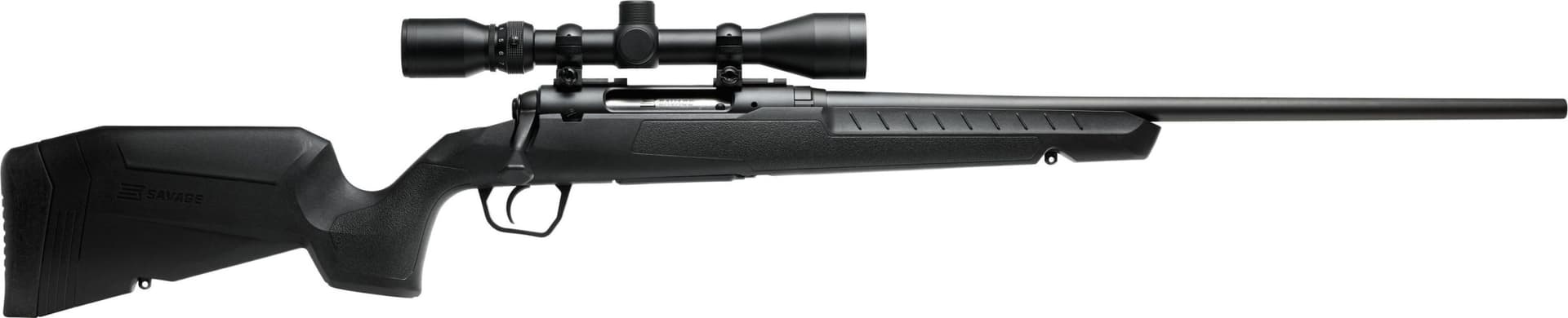 Savage Axis XP Combo Black .243 Win 22" Barrel 4-Rounds w/ Weaver 3-9x40mm