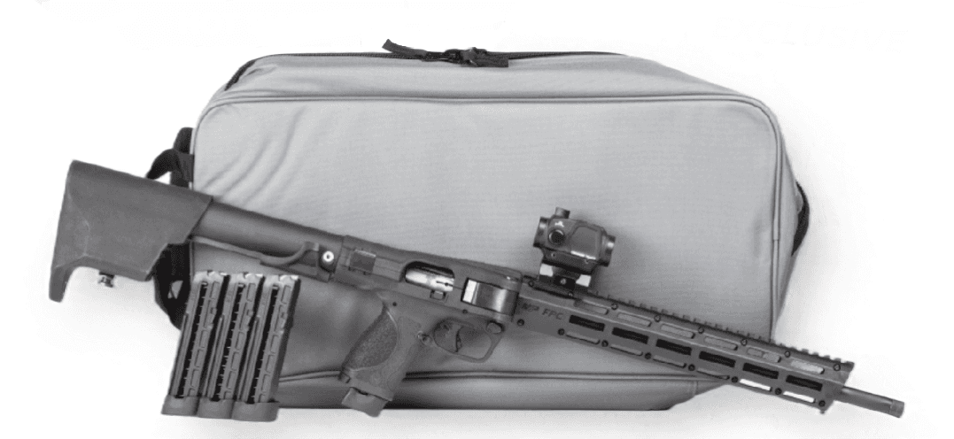 SMITH and WESSON S&W FPC 16.25" TB 22LR (4)20rd Rifle Bundle Black, with CTS-103 Red/Green Dot and Bag