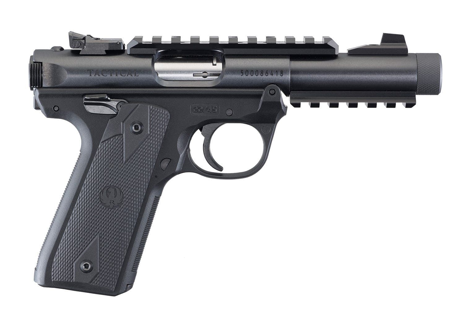 Ruger Mark IV 22/45 Tactical .22 LR 4.4" Barrel 10-Rounds