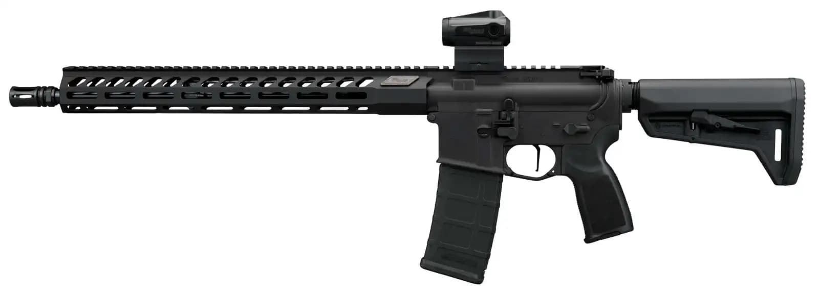 SIGM400, 5.56 NATO, RIFLE, 16IN, FORGE, BLK, SEMI, ROMEO-MSR GEN II, TELE STOCK, AL MLOK HG, (1) 30RD MAG