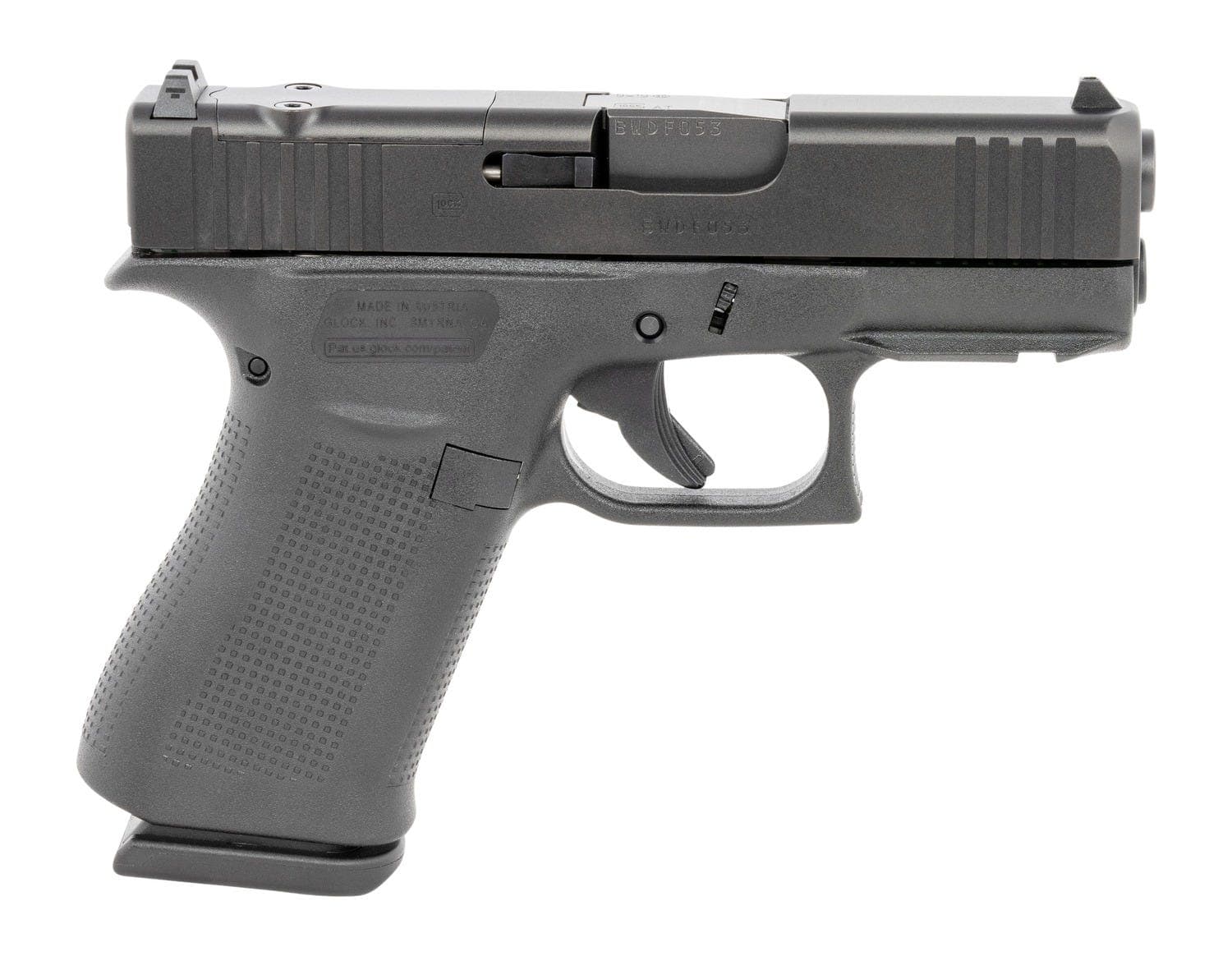 Glock 43X MOS 9mm 3.4" Barrel 15-Rounds 2 Mags