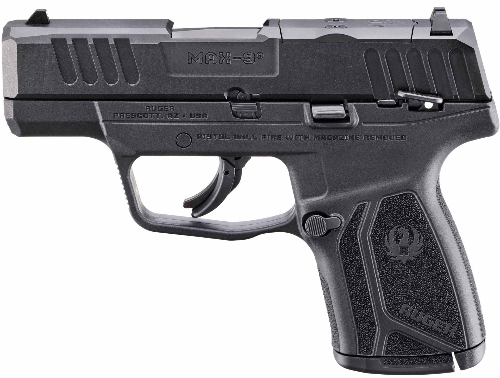 Ruger MAX-9 OR 9mm 3.2" Barrel 12-Rounds